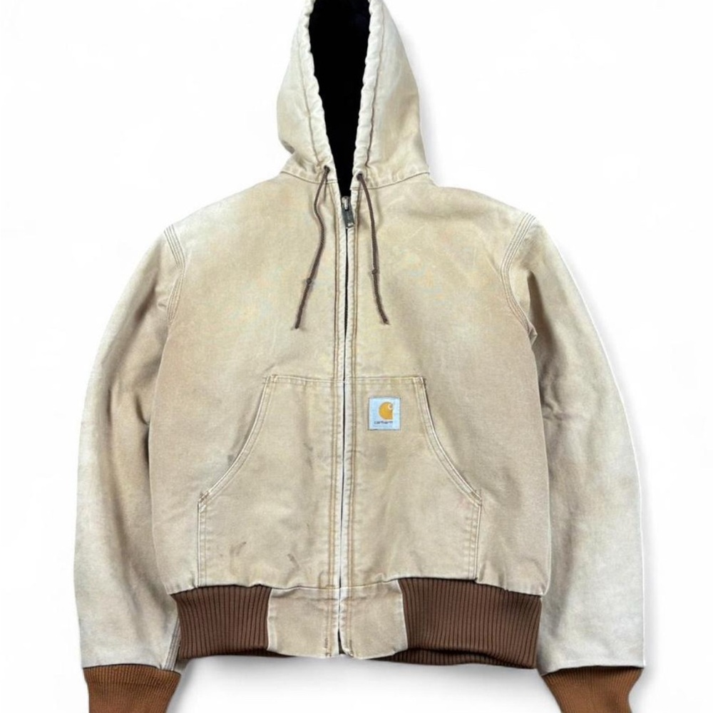 Carhartt Men's Beige Hooded Jacket